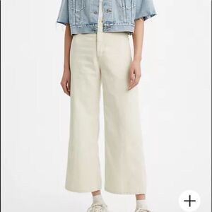 Premium Levi’s Ribcage wide leg cropped pants